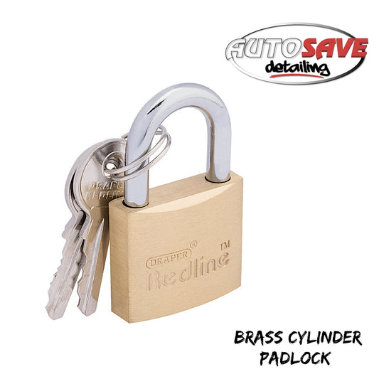 Brass Cylinder Padlock, 30mm (68021)