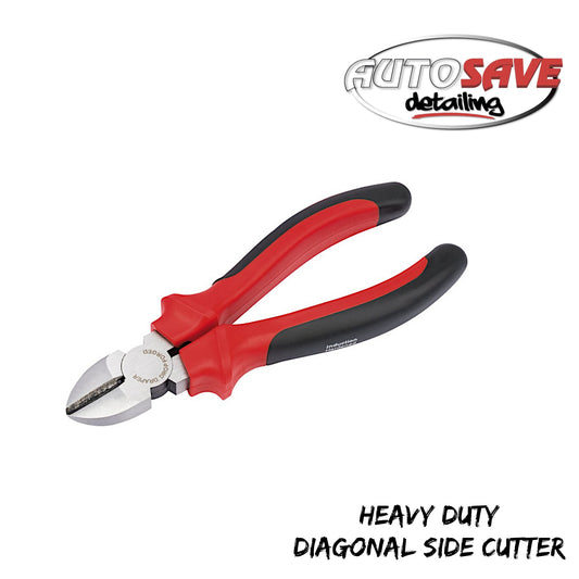 Heavy Duty Diagonal Side Cutter with Soft Grip Handles, 180mm (68302)