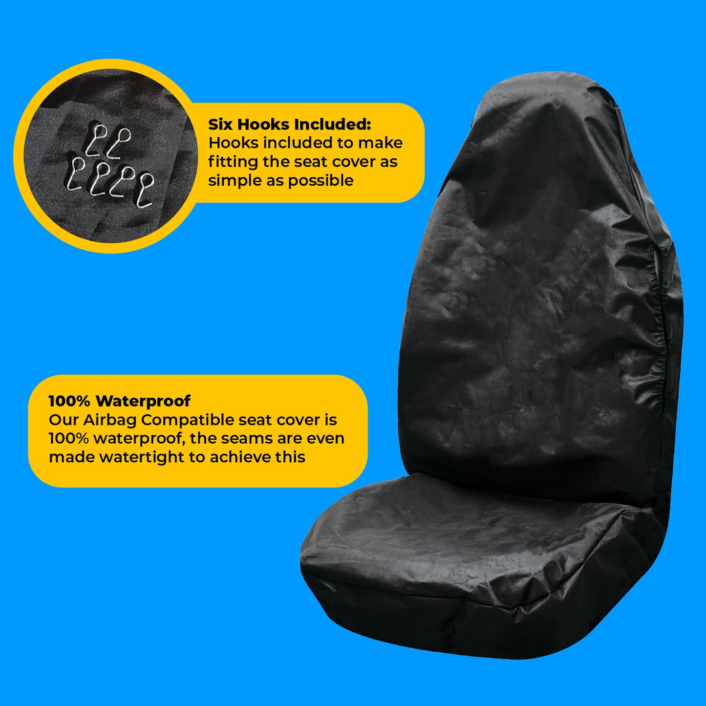 Waterproof Seat Protector (Airbag Compliant)