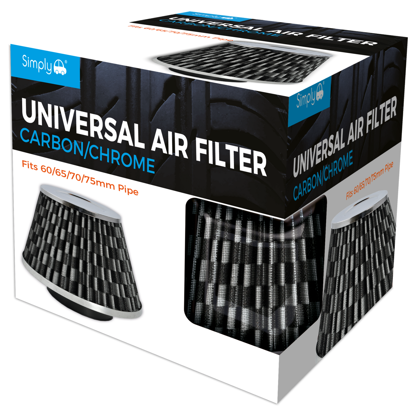 Chrome Front Air Filter