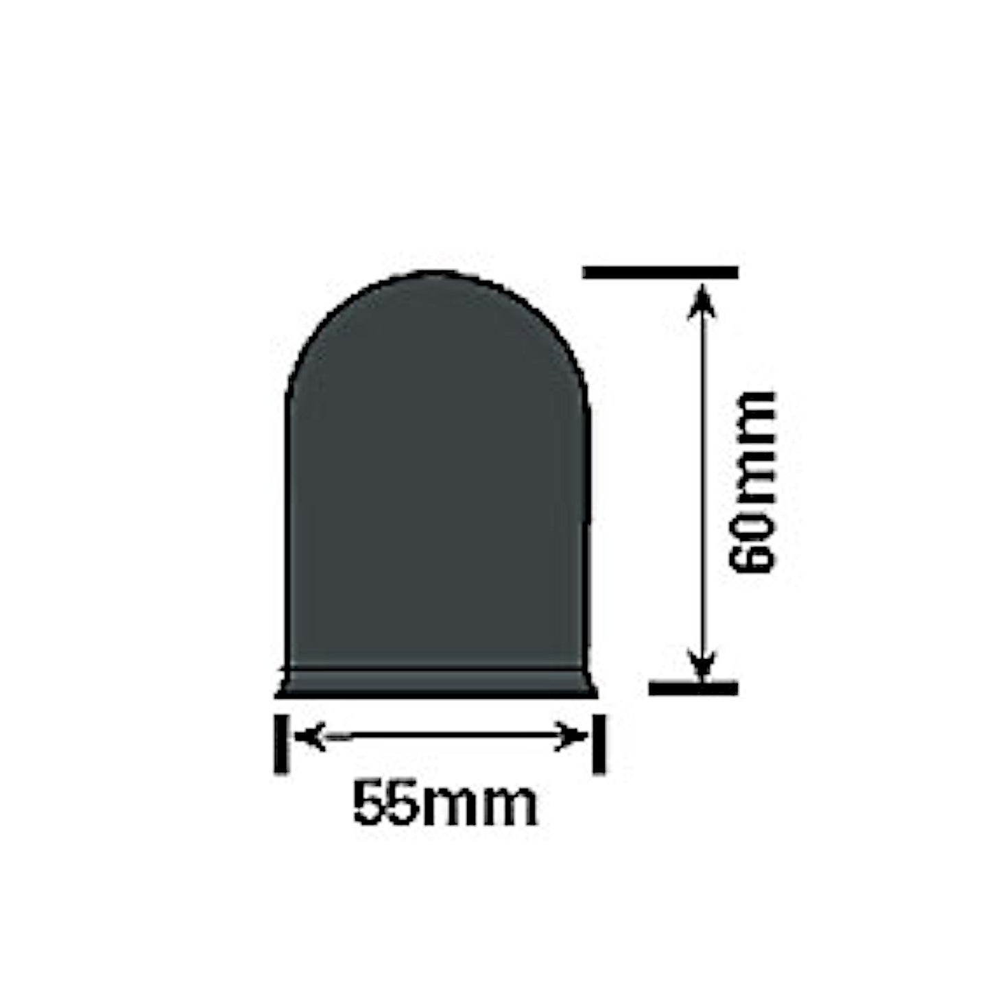 Black Plastic Towball Cover