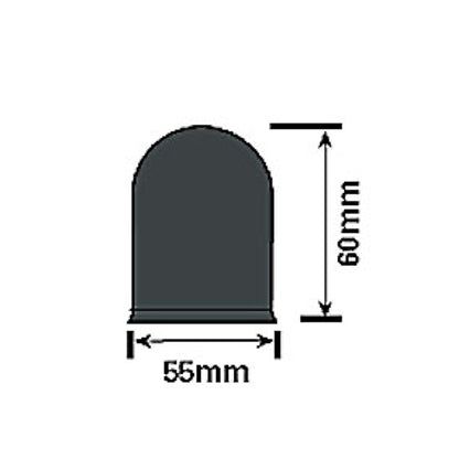 Black Plastic Towball Cover