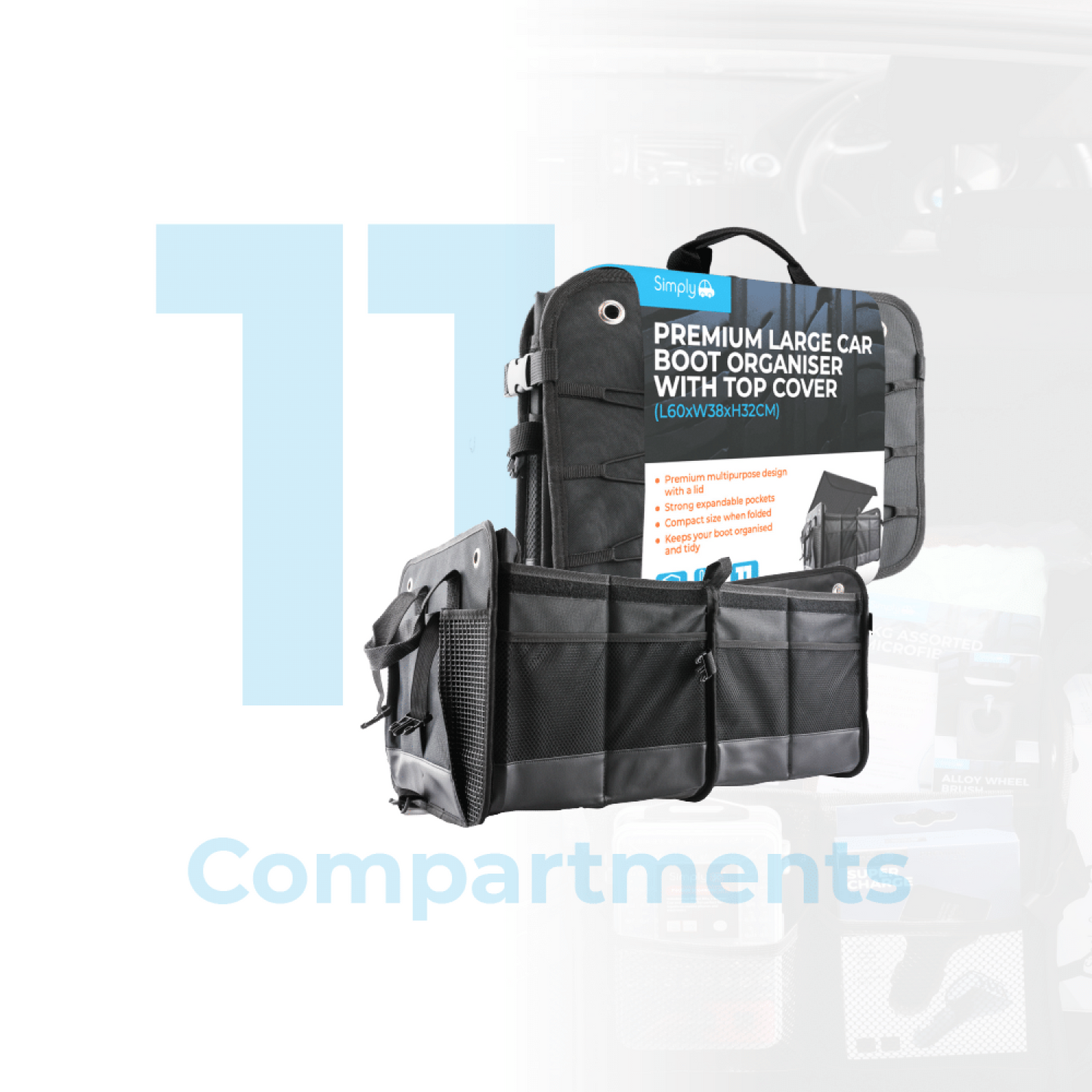 Premium Boot Organiser