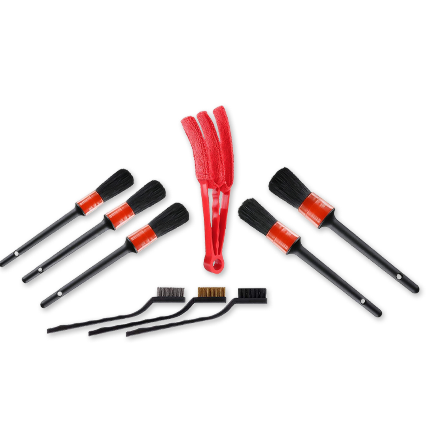 9 Piece Car Brush Set