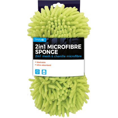 2 in 1 Microfibre Sponge