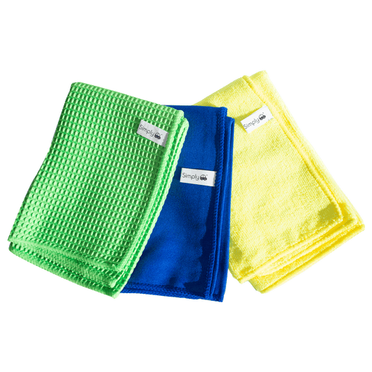 3 Pack Microfibre Cloths