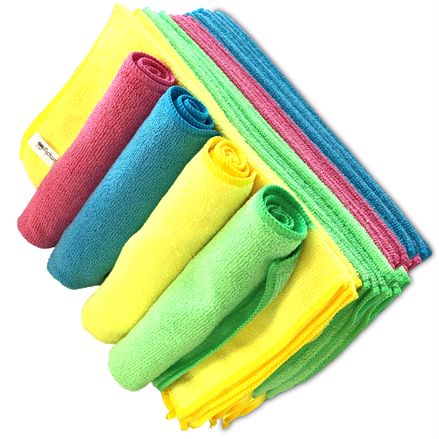 24 Pack Microfibre Cloths