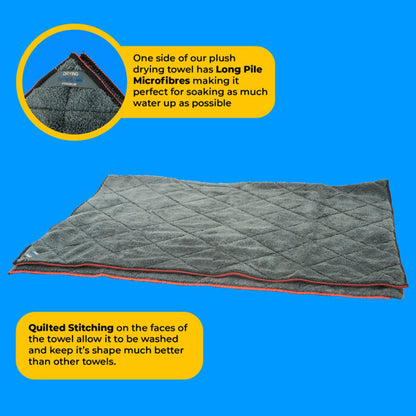 JRP Plush Drying Towel 6SQ FT