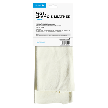 4 SQ FT Leather Chamois