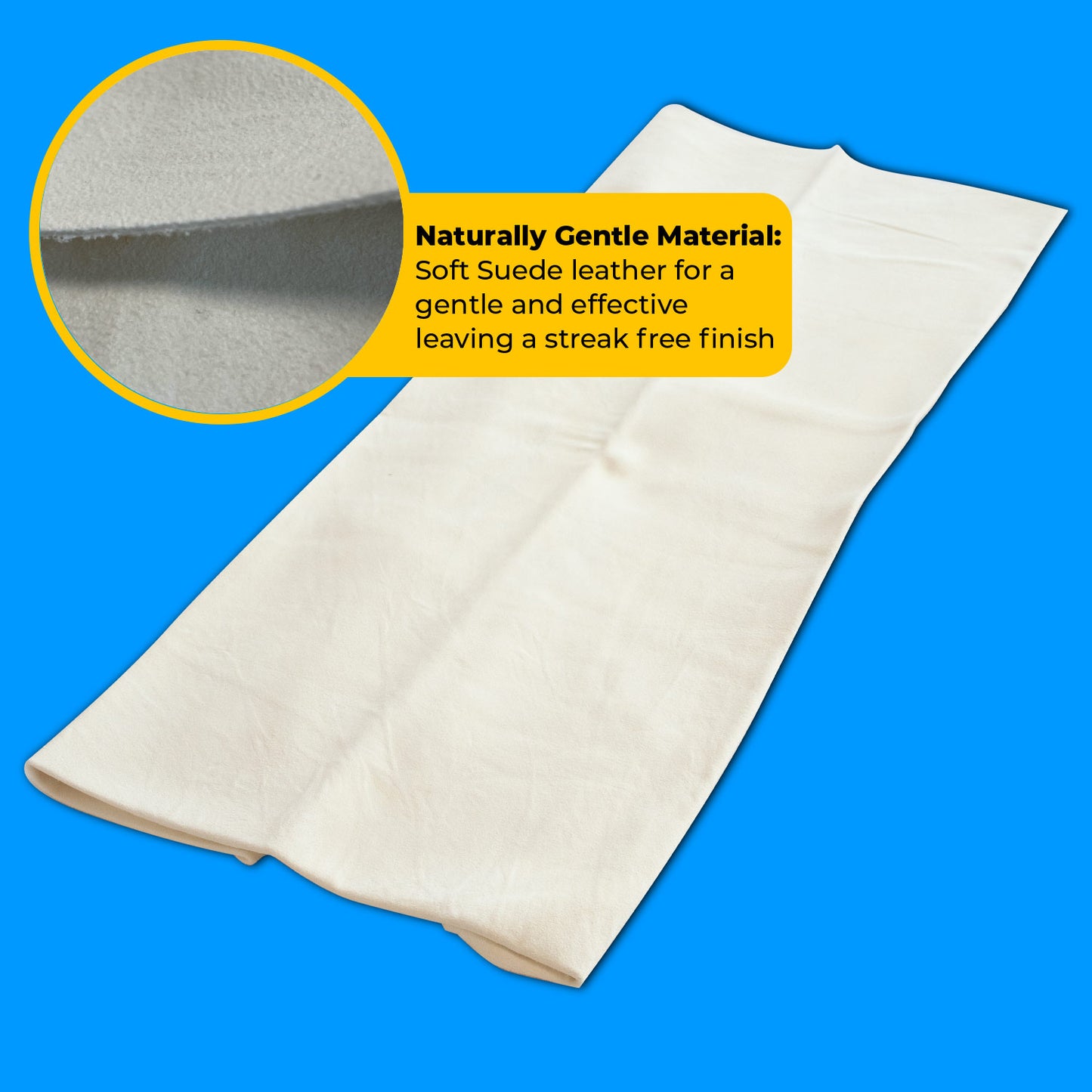 4 SQ FT Leather Chamois