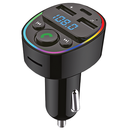FM Transmitter Bluetooth Charger