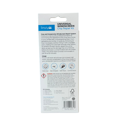 Windscreen Chip Repair Kit