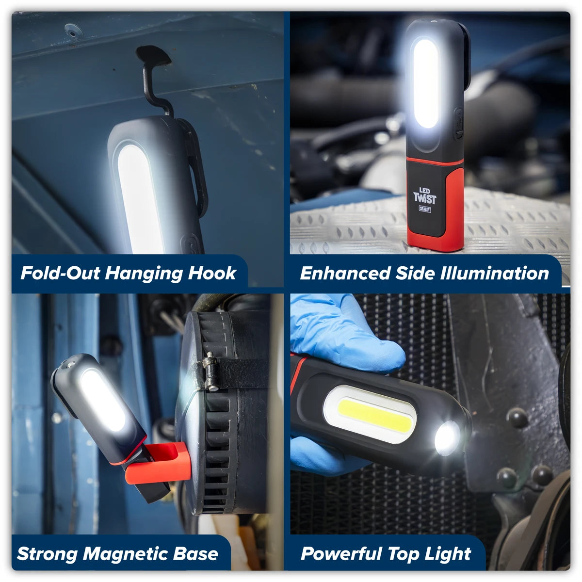 LED Twist Rechargeable Inspection Light