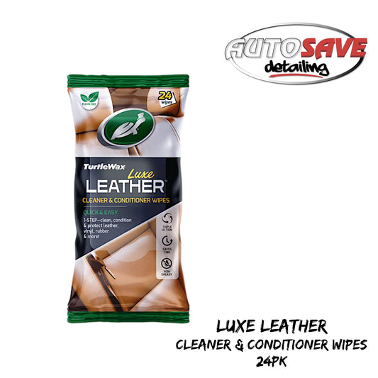 LUXE LEATHER CLEANER & CONDITIONER WIPES