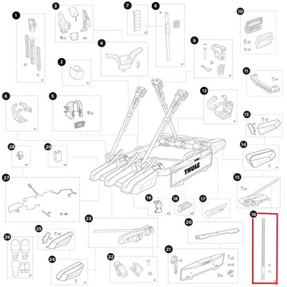 Replacement Wheel Strap for VeloLite and OutPace Cycle Carriers