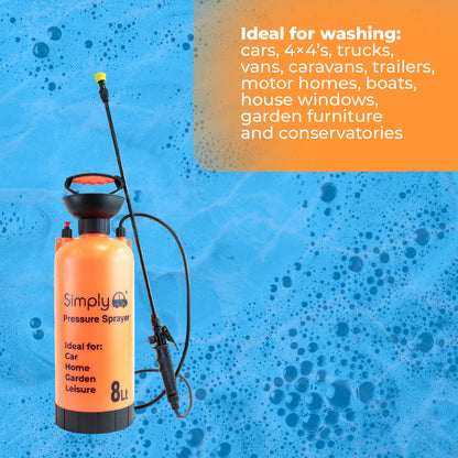 8L Portable Sprayer Pressure Washer