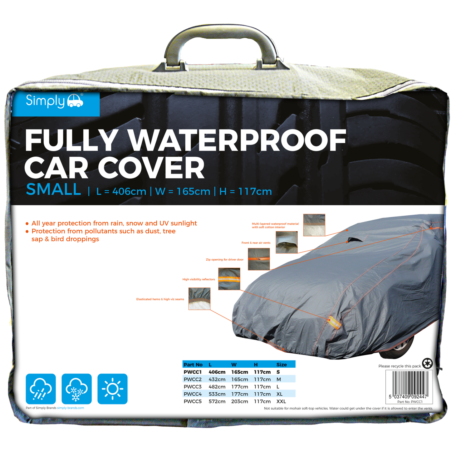 Premium Fully Breathable Car Cover