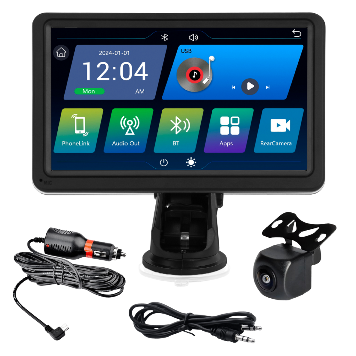 Smart In-Car Display With Rear Camera