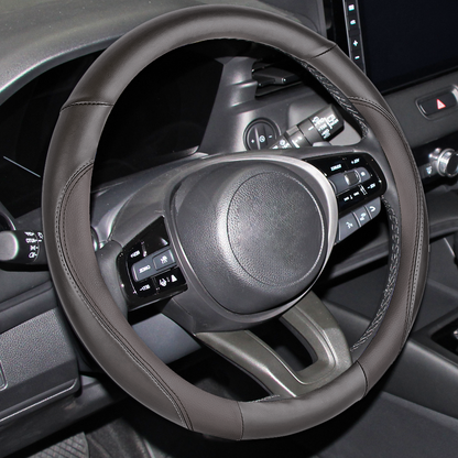Premium Padded Black Steering Wheel Cover