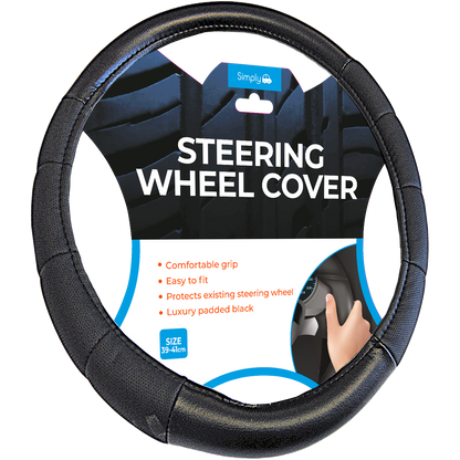 Large Luxury Padded Steering Wheel Cover
