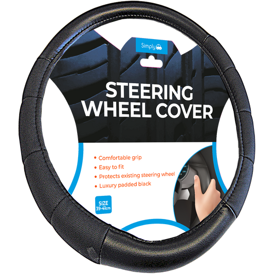 Large Luxury Padded Steering Wheel Cover