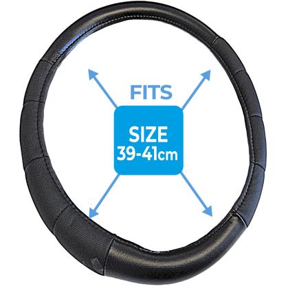 Large Luxury Padded Steering Wheel Cover