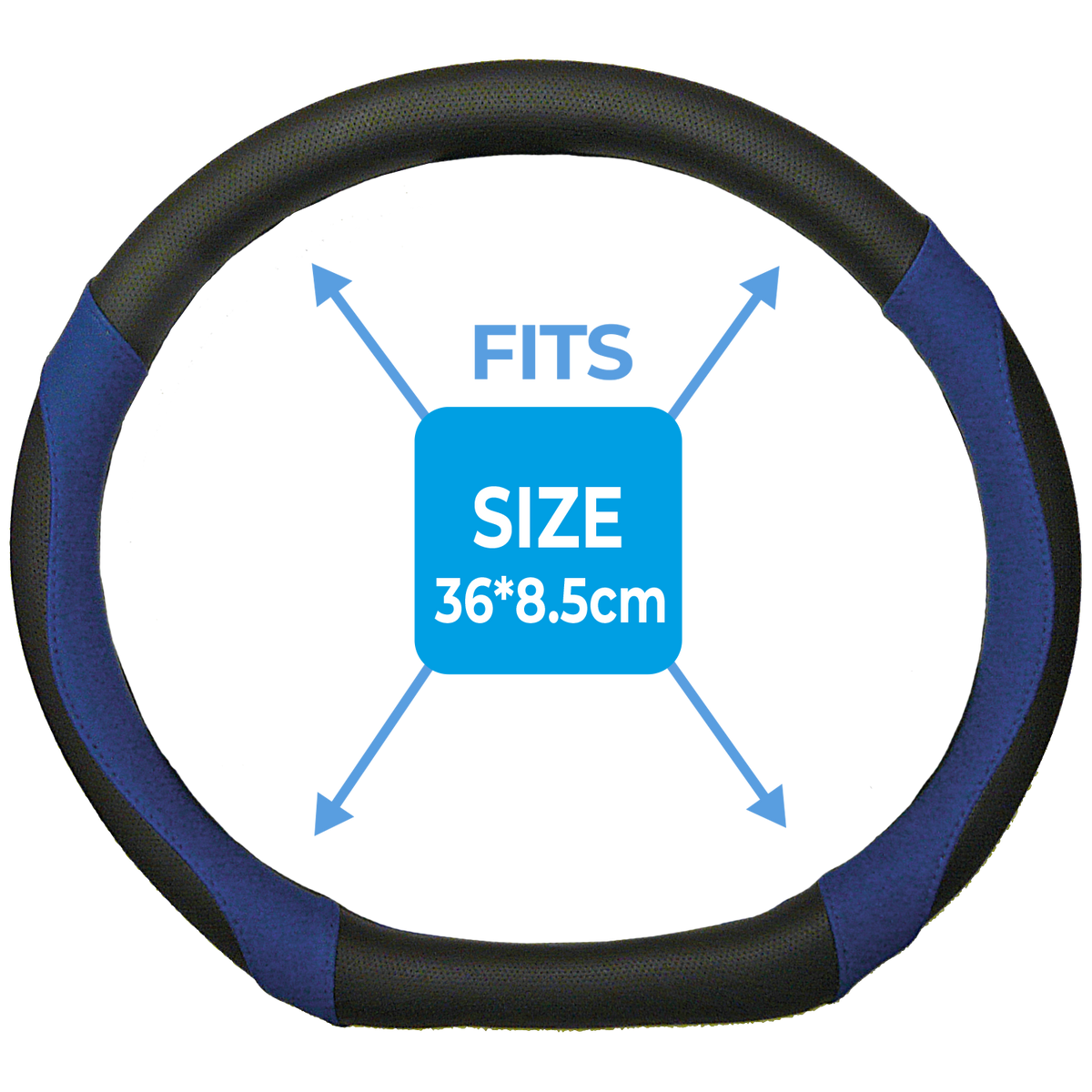 Flat Bottom Steering Wheel Cover
