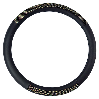 Black /Colourful Glitter Steering Wheel Cover