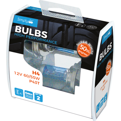 SIMPLY - Xenon Super White Bright Bulbs (PAIR)