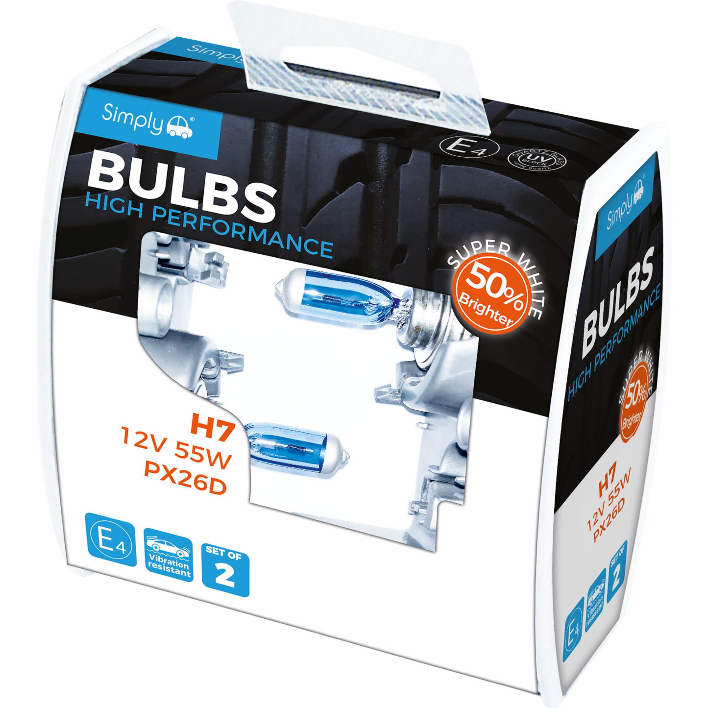 SIMPLY - Xenon Super White Bright Bulbs (PAIR)