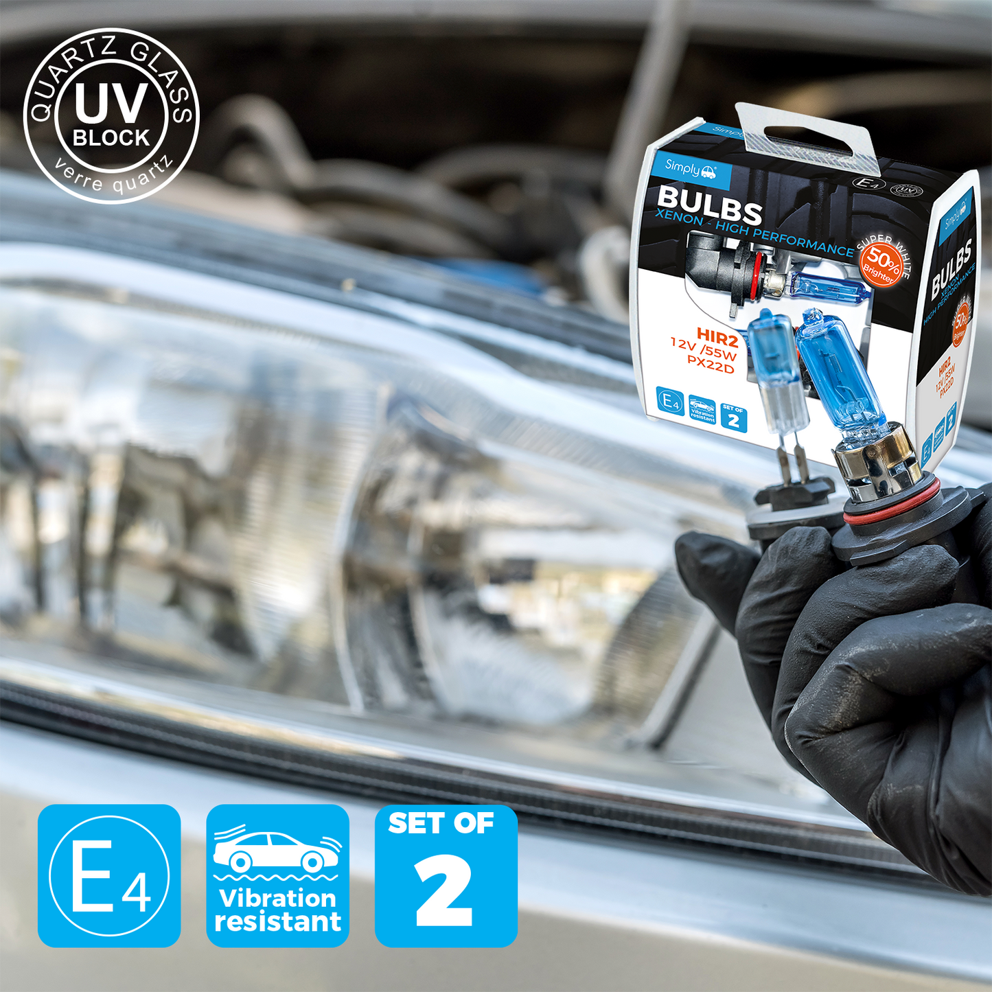 HIR2 Xenon Bulbs