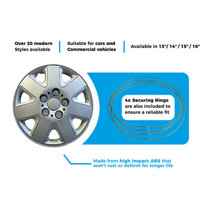 Silver Prime Wheel Trims