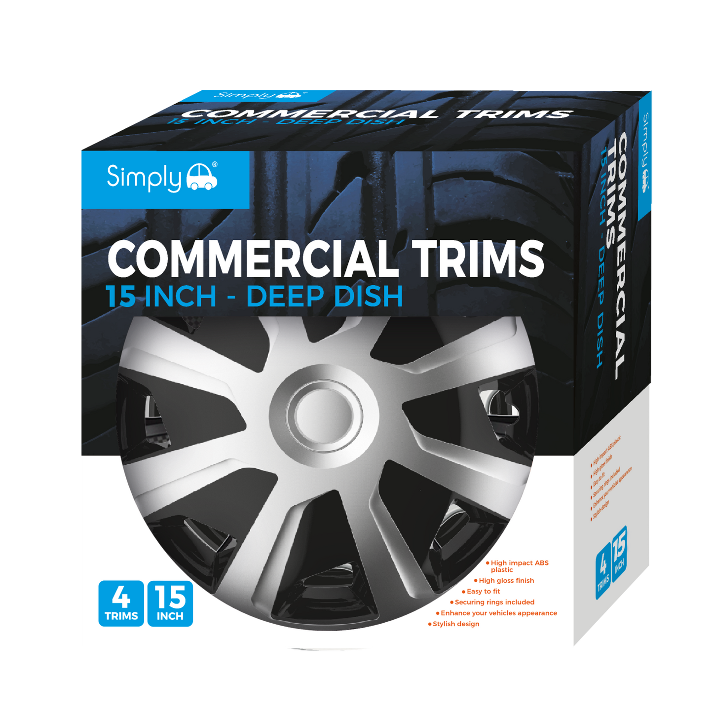 Mirage Van/Commercial Wheel Trim Set