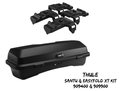 THULE - Santu + EasyFold XT Adapter - Rear Mounted Cargo Box (260 Litre) - 909400+909900