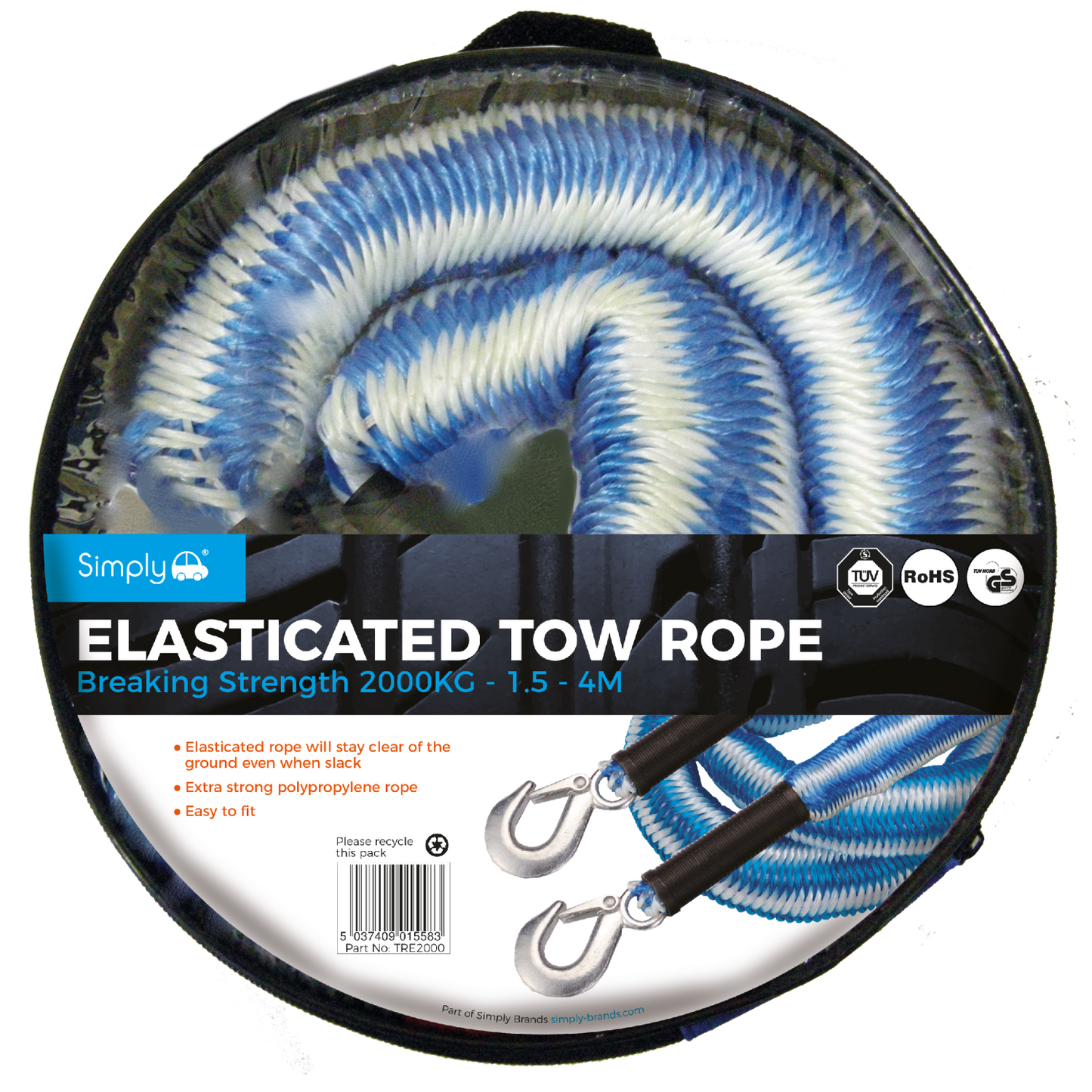 ELASTIC TOW ROPE