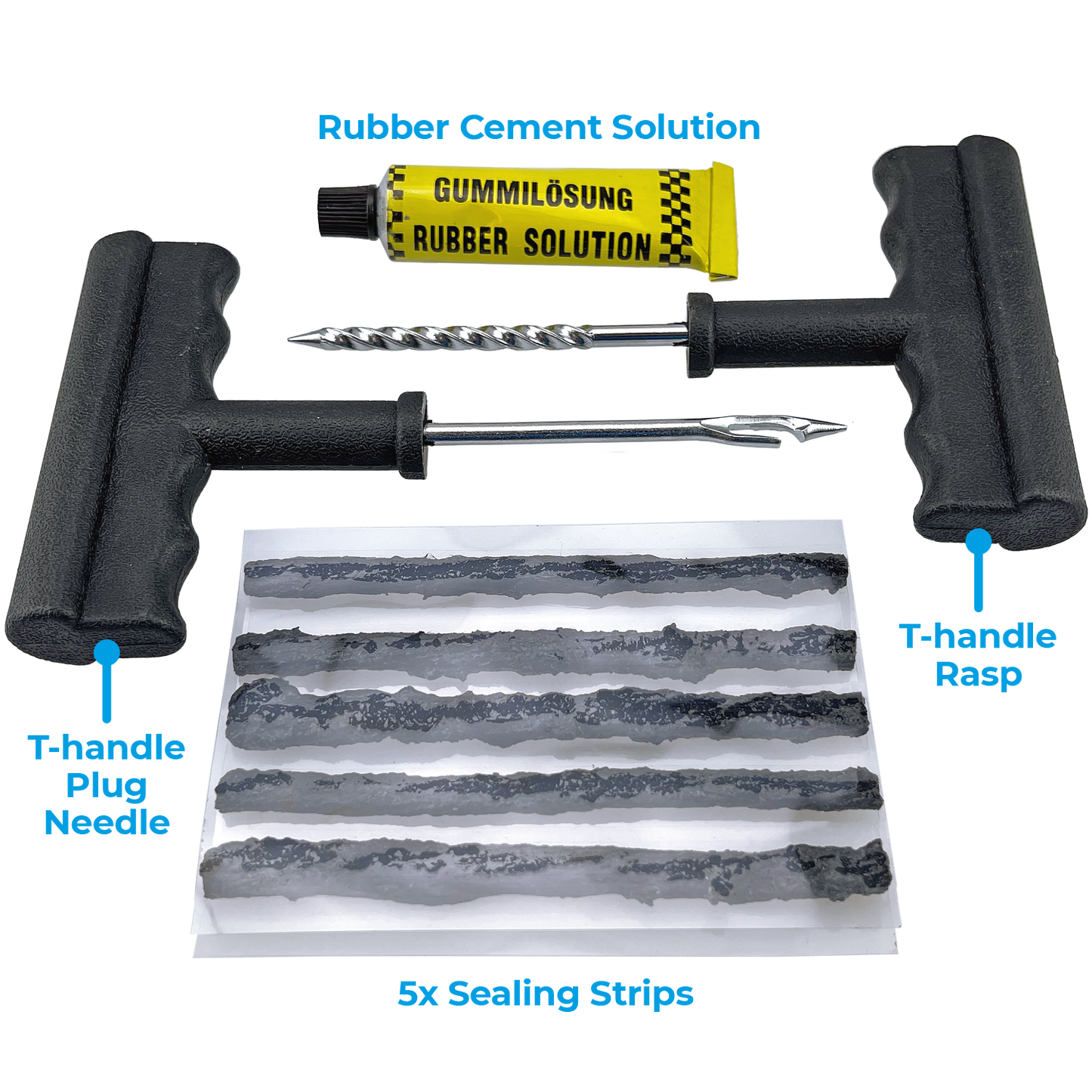 8 Piece Tyre Repair Kit