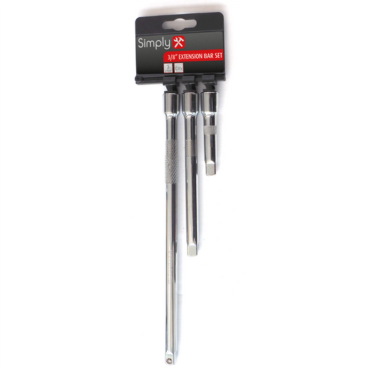 3PC 3/8 Inch Extension Bar Set