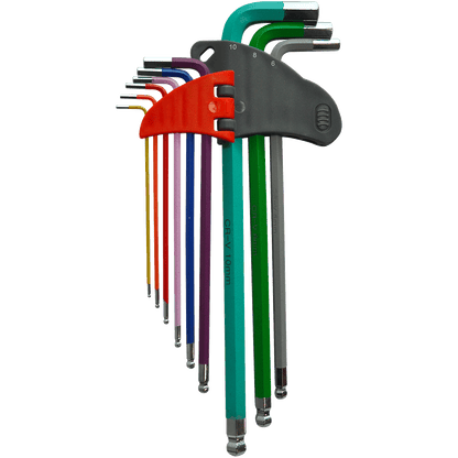 9PC Extra Long Ball End Hex Key Set