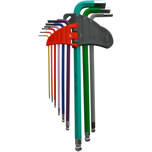 9PC Extra Long Ball End Hex Key Set