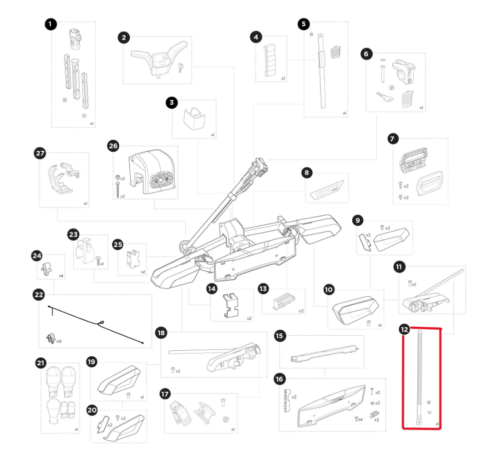 Replacement Wheel Strap for VeloLite and OutPace Cycle Carriers