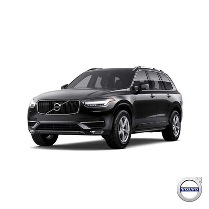 WingBar Edge (black) Roof Bars to fit Volvo XC90 Mk.2 (2015-26) with Raised (open) Rails