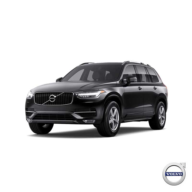 WingBar Edge (silver) Roof Bars to fit Volvo XC90 Mk.2 2015-26 with Raised (Open) Rails