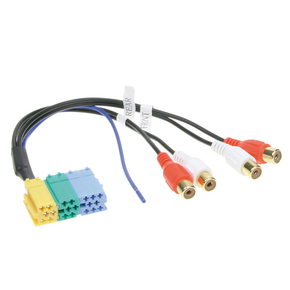 Mini ISO to 4 x RCA