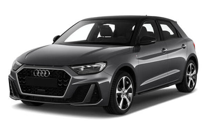 WingBar Edge (black) Aluminium Roof Bars for Audi A1 Sportback Mk.2 2019-24