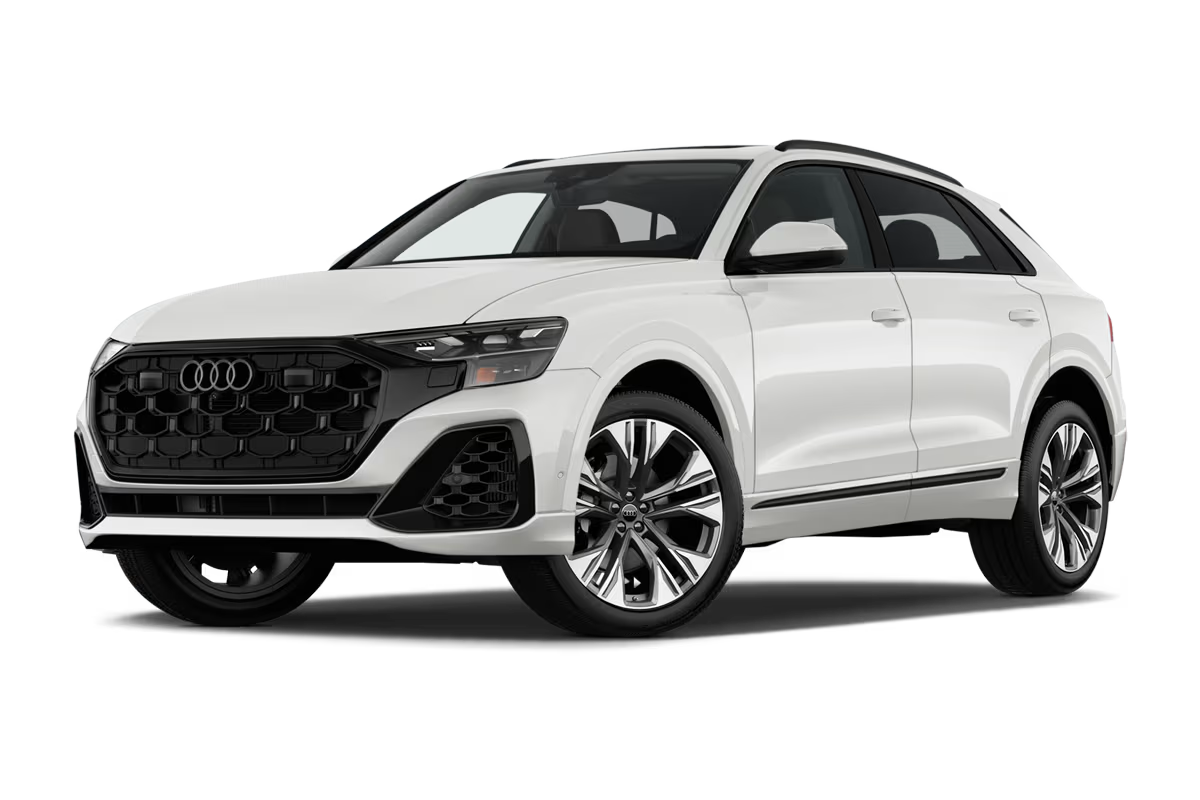 WingBar Edge (black) Aluminium Roof Bar Set for Audi Q8 2019-22 Flush (closed) Rails