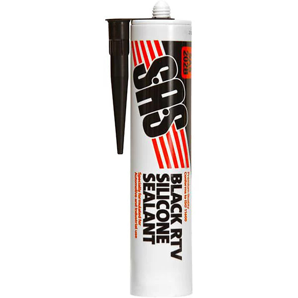 Black RTV Silicone Sealant
