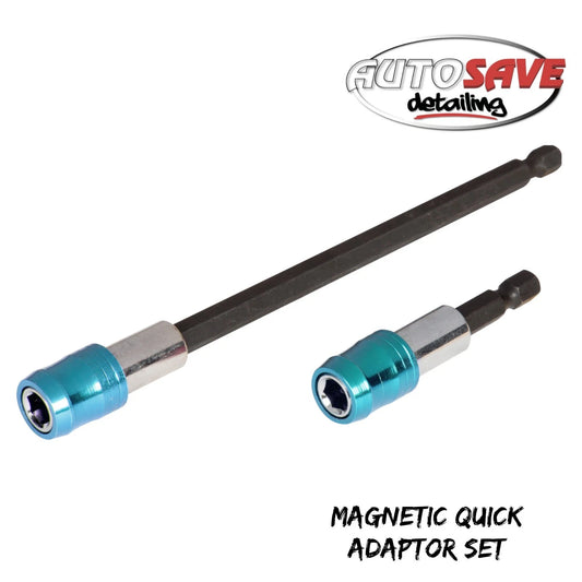 BlueSpot - 2 PCE 1/4" Magnetic Quick Adaptor Set