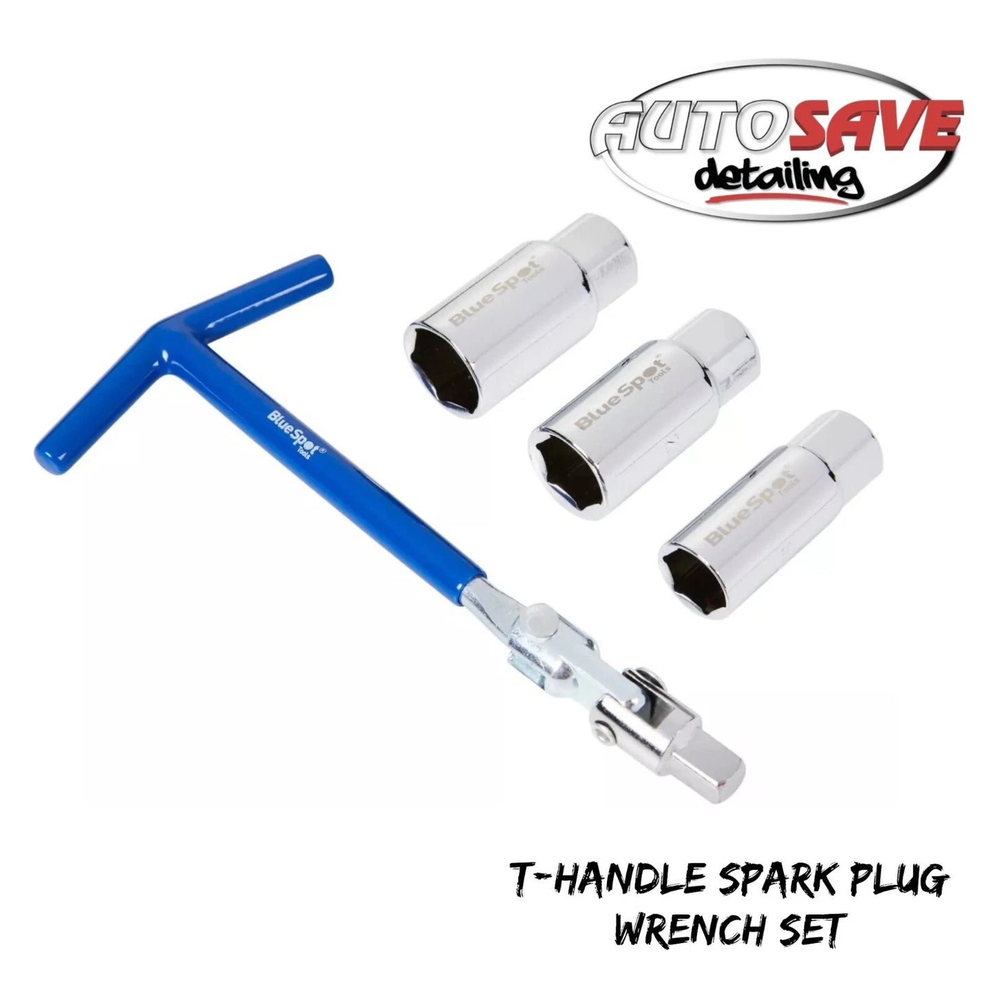 BlueSpot - 4Pce 3/8" T-Handle Spark Plug Wrench Set