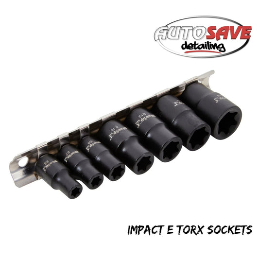 BlueSpot - 7 PCE 1/4"-3/8" Impact E Torx Sockets