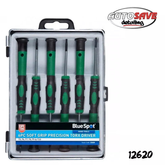 BlueSpot 12620 Precision Torx Screwdriver Set 6 Piece